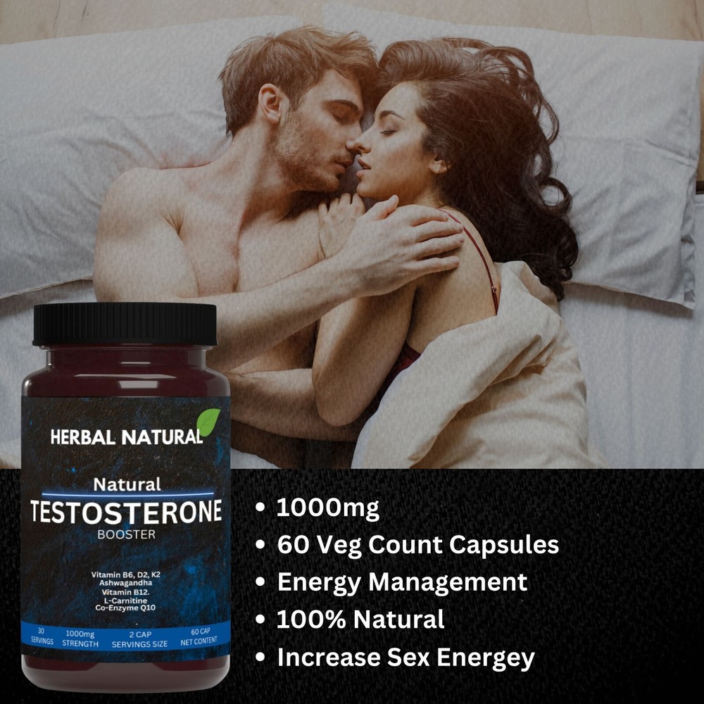 Male Enhanc, Boost Testosterone, Endurance, Sex Drive, Stamina & Energy 60Capsul