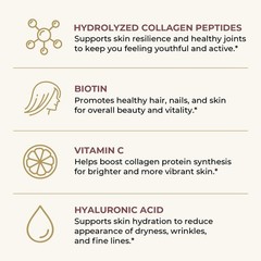 Multi Collagen Peptides Powder Types I, II, III, V, X 1 Pound (Pack of 1)