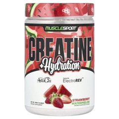 Creatine + Hydration, Strawberry Watermelon, 10.58 oz (300 g)