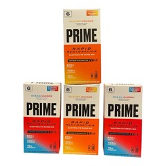 PRIME Hydration Mix 4-Pack (24 Sticks) Ocean Cherry & Glacier Orange Exp 2027