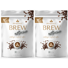 X2 Bravenly Brew Extreme Bulk Powder 60 servings (11.64oz) – EXP 06/2027