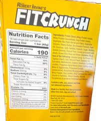 FitCrunch High Protein Gluten Free Bars Chocolate Peanut Butter, 18ct 1.62oz
