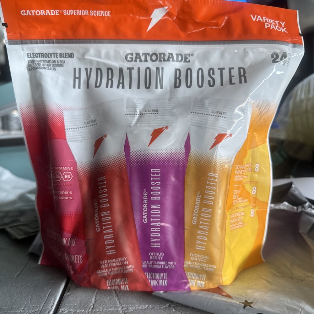Gatorade Hydration Booster Variety Pack, 24 pk.