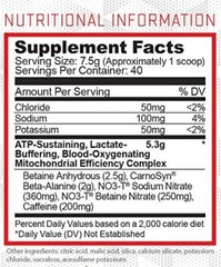 Purus Labs Condense-Pre Workout Energy Drink Mix Powder 40 srvs