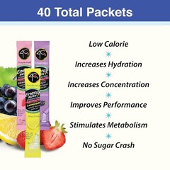 4C Energy Rush PSD with Electrolytes Variety Pack Stix – 40 Count