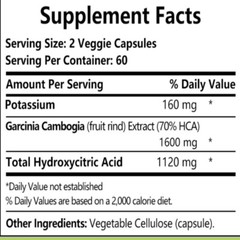 Garcinia Cambogia 1600mg – Weight Loss, Detoxification, Hunger Reduction