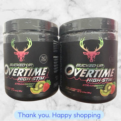 2X BUCKED UP CLASSIC High-Stim Strawberry Kiwi PRE-WORKOUT 30 SERVINGS Each NEW