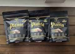 Ambrosia Planta Plant Protein Choc. Cara. CB 0.99 Lb 14 Servings x3!!!! 07/17/27