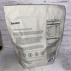 Beam Whey Protein Chocolate Peanut Butter Flavored 12 Servings, free shipping