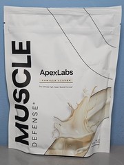 DAMAGED – Apex Labs Muscle Defense Vanilla Protein Shake 15 Servings – New