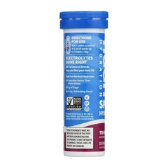 Nuun, Sport Hydration Single Tube Tri-Berry, 10 Tabs (Case Of 8)