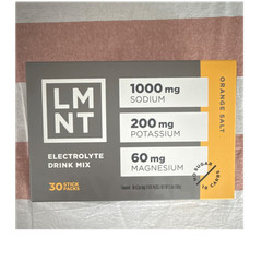 LMNT Electrolyte Drink Mix Orange Salt Sugar-Free 30 Stick Packs Hydration