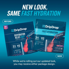 Dripdrop Hydration Packets – Juicy Variety Pack – Single Serve Electrolytes Powd
