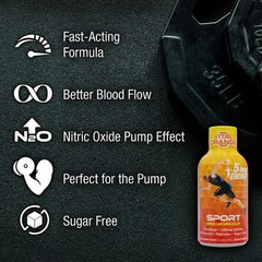 5-Hour Energy Extra Strength Sport Shots with Citrapeak, Orange Flavor 24 counts