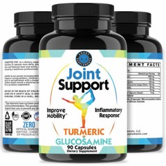 Angry Supplements Joint Support Turmeric Glucosamine Anti Inflammatory Mobility