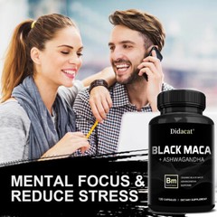 Maca Extract – Testosteron Booster Monster Test for Men 30 to 120 Capsules
