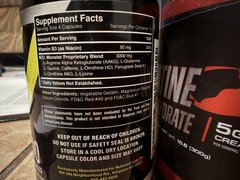 Goliath Labs N.O. Monster Capsules & Creatine Monohydrate Muscle Growth Bundle
