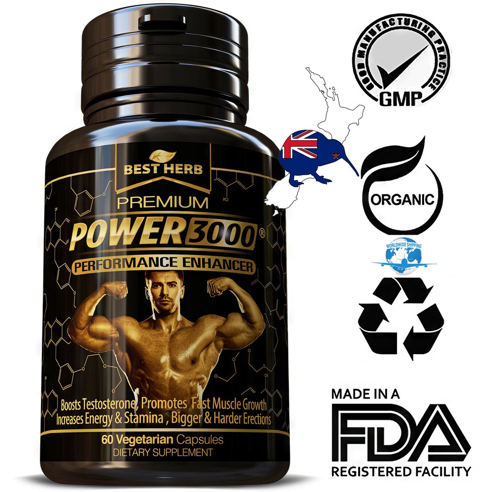 Power 3000 Performance Enhancer Fast Muscle Growth Bodybuilding Weight Training