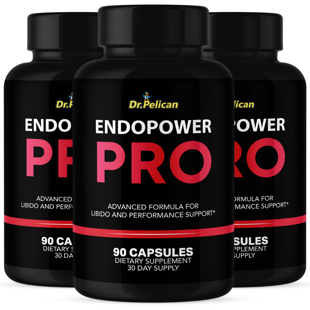 Endopower Pro- Bodybuilding & Men’s Health Support- 3 Bottles- 270 Capsules