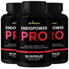 Endopower Pro- Bodybuilding & Men’s Health Support- 3 Bottles- 270 Capsules