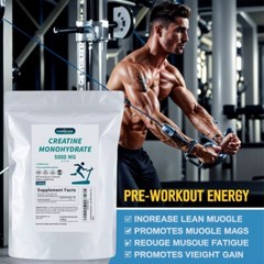 2.2/5LB Pure Creatine Monohydrate Powder 5000mg Per Serving Micronized Creatine
