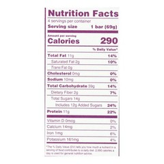 Gomacro – Bar Peanut Butter Chocolate Chip – 2.4 oz, 4 Per Pack (7 Packs Total)
