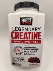 Force Factor Legendary Creatine Chews 5g Monohydrate Muscle Strength 60 Ct