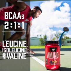 Amino Acid Recovery Powder, BCAAs for Endurance, Keto Friendly, Zero Sugar, 70 S