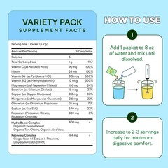 Feel Goods Hydration Hero Variety Pack, Sugar-Free Electrolyte Powder Packets –