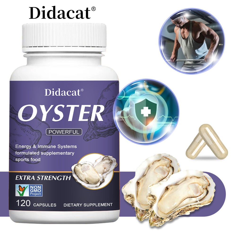 Oyster extract capsule | promotes muscle repair | no fishy odor easy absorption