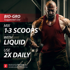 BIO-GRO Protein Muscle, Strength & Recovery – Vanilla Ice Cream / 60 Servings