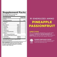 Rule 1 Energized Amino – Anytime Energy and Recovery Support with BCAAs, Glut…