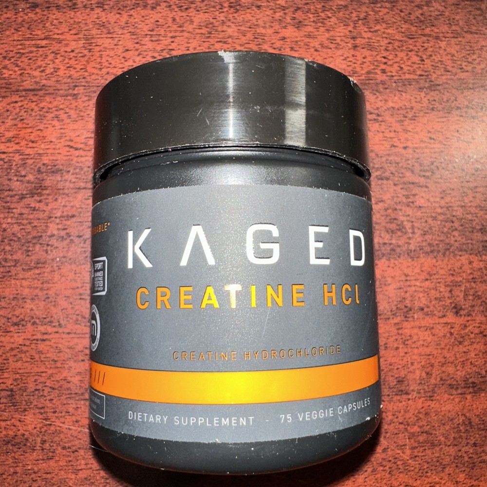 Creatine HCl, 75 Veggie Capsules (750 mg per Capsule)8/2028