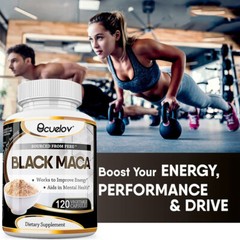 Black Maca Capsules Support Increased Energy* Mental Health