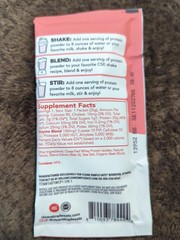 6 Servings Clean Simple Eats White Chocolate Peppermint .88 Oz 20 g Protein each