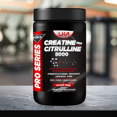 LHA Unflavored Creatine Citrulline – 400g Workout Support Formula