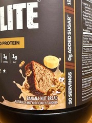 MRE LITE Whole Food Protein Powder, Banana Nut Bread – Exp. 03/29