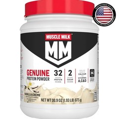 Genuine Protein Powder, Vanilla Crème – 1.93 lbs, 32g Protein & NSF Certified