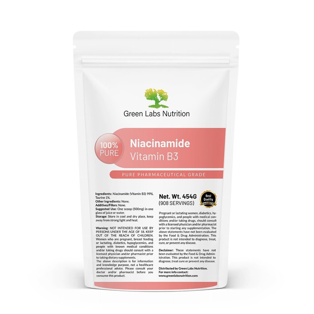 Niacinamide Vitamin B3 Nicotinamide Powder 908g Anti Aging Skin Health