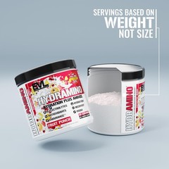 Evlution Nutrition HYDRAMINO Complete 8.8 Ounce (Pack of 1), Fruit Punch