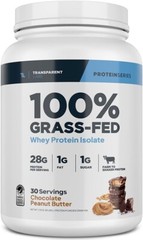 Transparent Labs 100% Grass-Fed Whey Protein Isolate – 28g Protein
