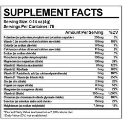Electrolyte Complex Hydration Powder | 6 Vitamins + 12 Minerals | Blueberry