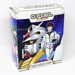 G Fuel Mobile Suit Gundam MS-M31-0N Collector’s Box Tub + Tall Metal Shaker Cup