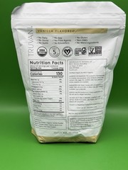 Truvani; Certified Organic; Plant Based Protein; Vanilla 1.3lbs Exp 8/2026