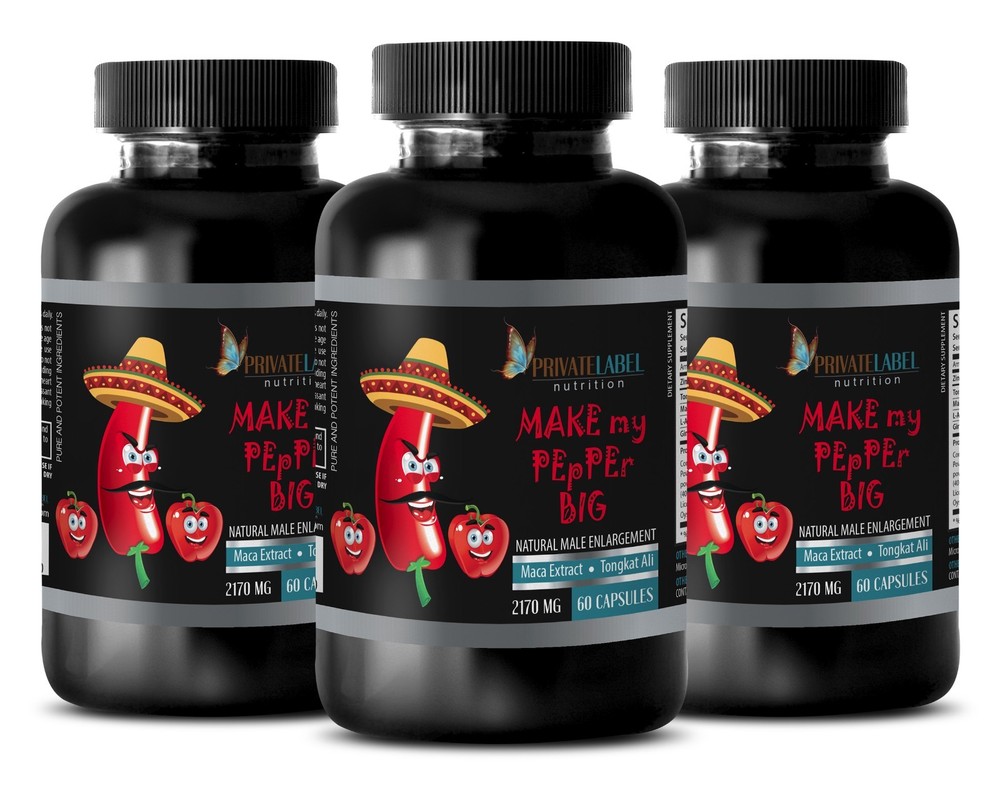Asian Panax Ginseng – «Make My PEpPEr Big» – Male Sexual Power – 180 Tablets