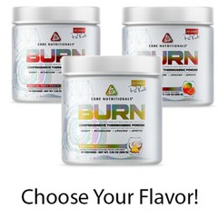 Core Nutritionals Core Burn Comprehensive Thermogenic Fatburner Powder (50) ALL