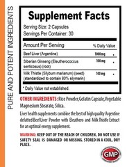 liver cleanse – LIVER SUPPORT COMPLEX – sport supplements – 3 Bot 180 Capsules