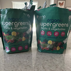 Zena Greens Organic Supergreens Fruits & Vegetables Powder 76 Packs EXP 04/2026
