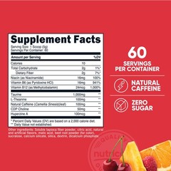 Nutricost Energy Complex (Fruit Punch) (60 Servings) – Clean Energy Powder