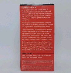 Force Factor TEST X 180 SURGE Powerful Testosterone Booster – 60 Sealed! 06/29